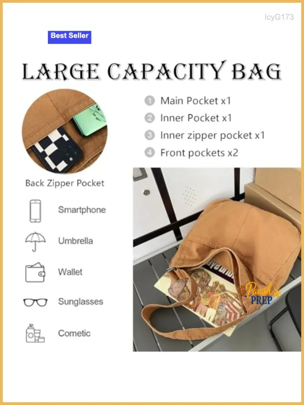 Canvas Crossbody Shoulder Bag Hobo Travel Tote Laptop Purse